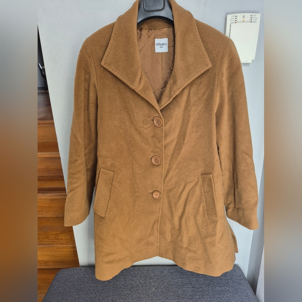 Cinzia Rocca Wool Coat Size 8